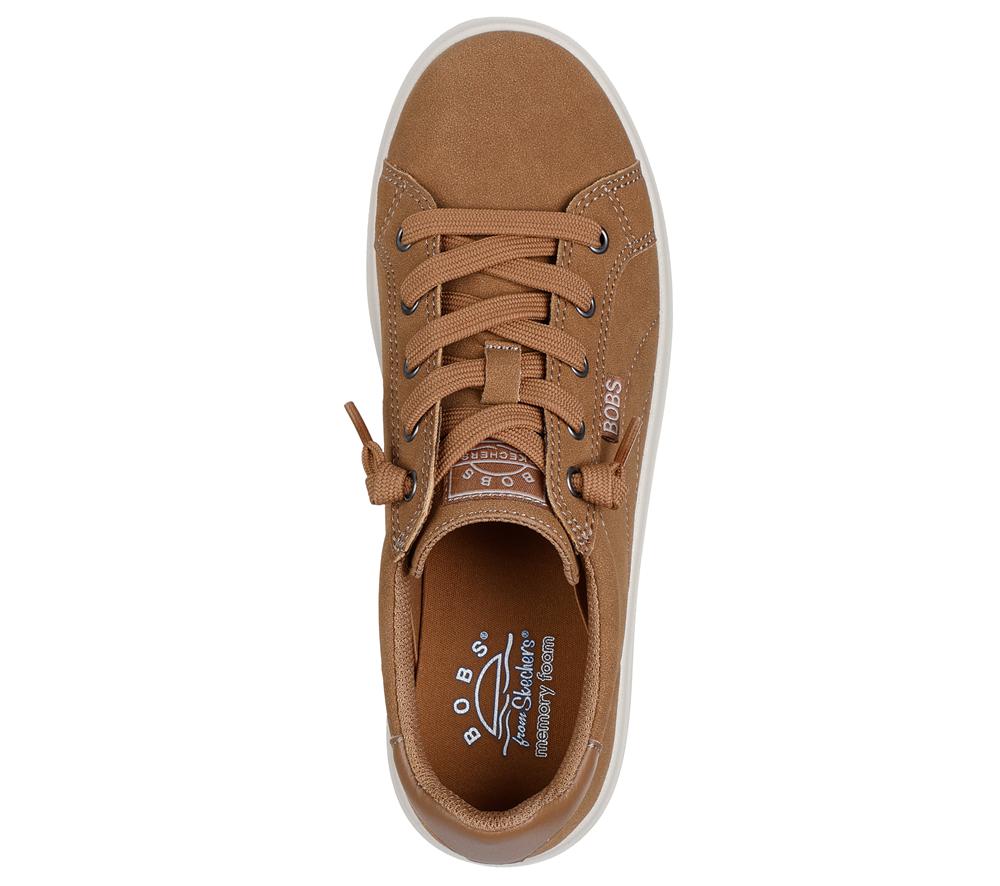 Women Skechers BOBS D'Vine - Casual Event Slip On Shoes Chestnut Brown  USA |  4316-BIEVJ