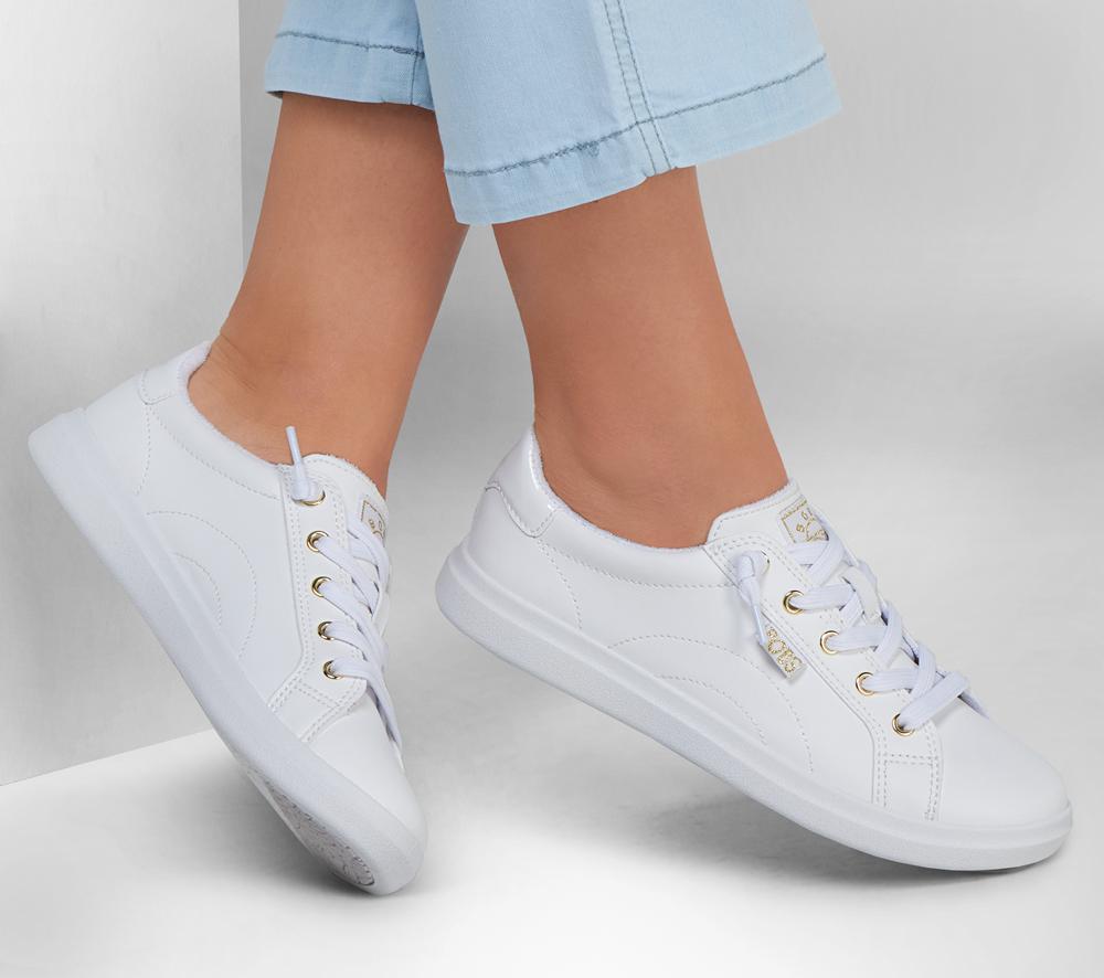 Women Skechers BOBS D'Vine - Instant Delight Slip On Shoes White  USA |  7156-KEXZF