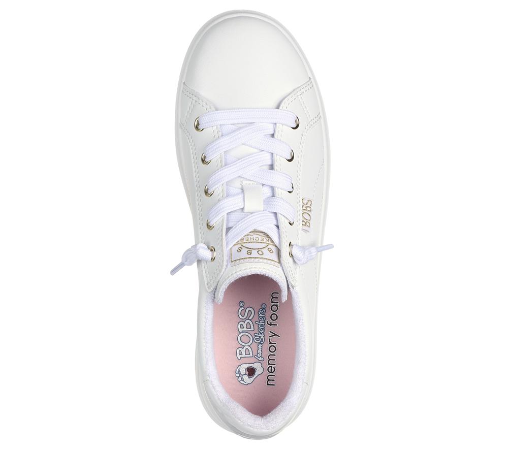 Women Skechers BOBS D'Vine - Instant Delight Slip On Shoes White  USA |  7156-KEXZF