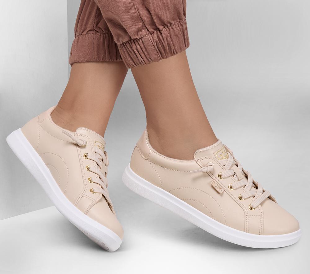 Women Skechers BOBS D'Vine - Instant Delight Slip On Shoes Natural White  USA |  0487-OGKBM
