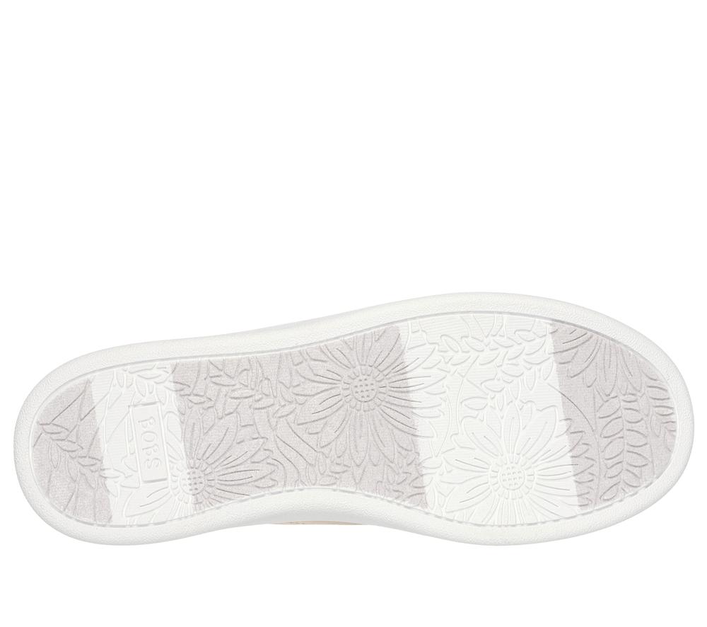 Women Skechers BOBS D'Vine - Instant Delight Slip On Shoes Natural White  USA |  0487-OGKBM