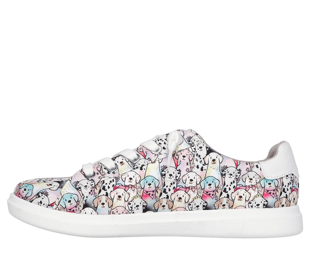 Women Skechers BOBS D'Vine - Spotted Bud Canvas Shoes Multicolor  USA |  8961-LEQBP