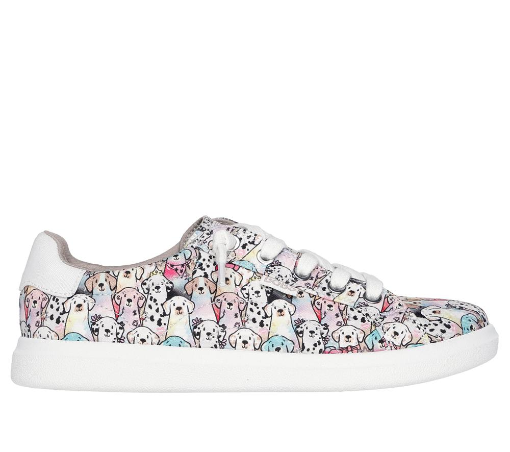 Women Skechers BOBS D\'Vine - Spotted Bud Canvas Shoes Multicolor  USA |  8961-LEQBP