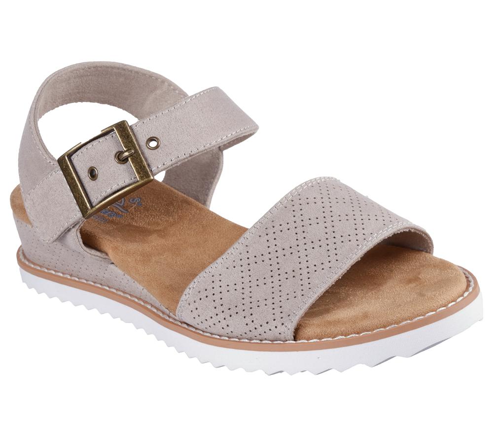 Women Skechers BOBS Desert Kiss - Serendipitous Sandals Taupe Brown  USA |  7943-OYJZH
