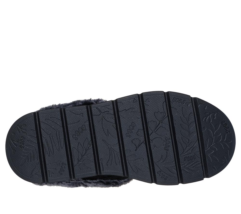 Women Skechers BOBS Keepsakes Lite - Warm Regards Slip On Shoes Black  USA |  7305-TVYRS