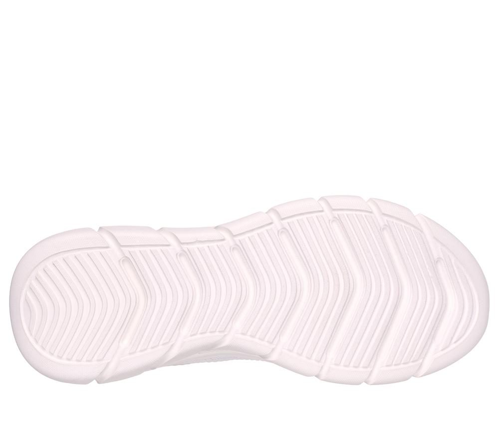 Women Skechers BOBS Sport B Flex - Visionary Essence Lace Up Shoes White  USA |  2754-ZLCGA