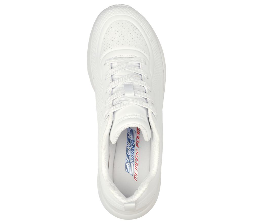 Women Skechers BOBS Sport Buno - How Sweet Sneakers White  USA |  2170-FEUDG