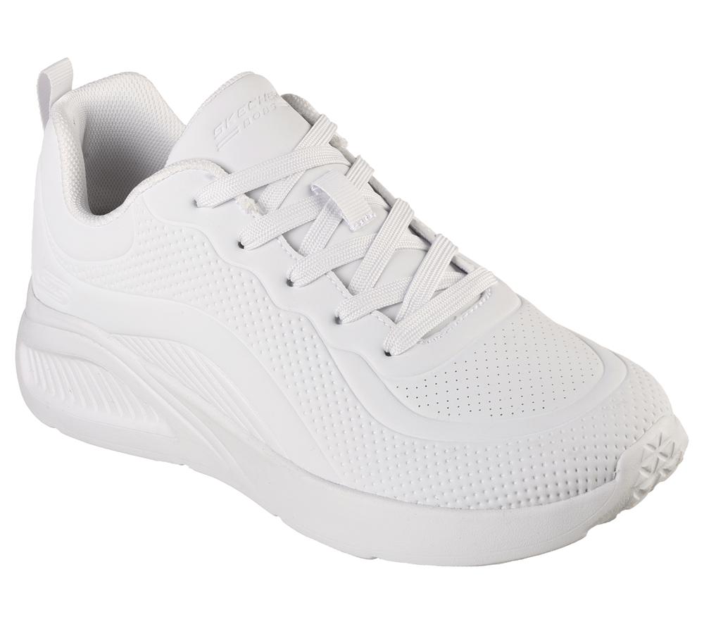 Women Skechers BOBS Sport Buno - How Sweet Sneakers White  USA |  2170-FEUDG