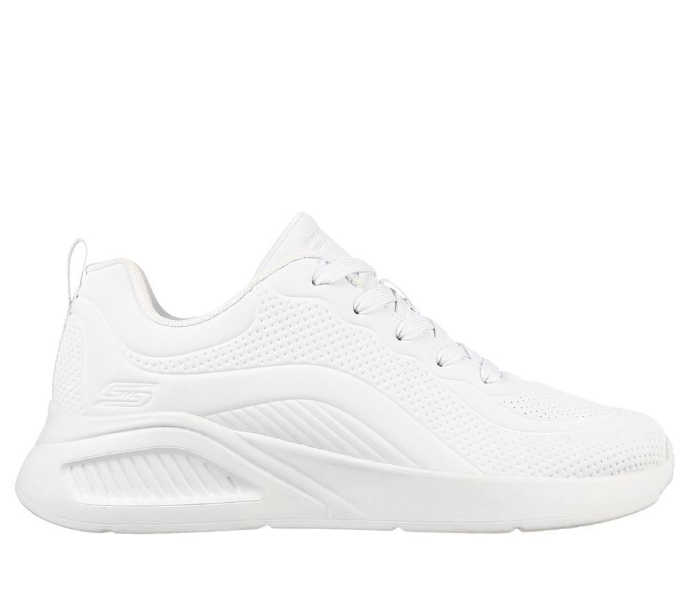 Women Skechers BOBS Sport Buno - How Sweet Sneakers White  USA |  2170-FEUDG