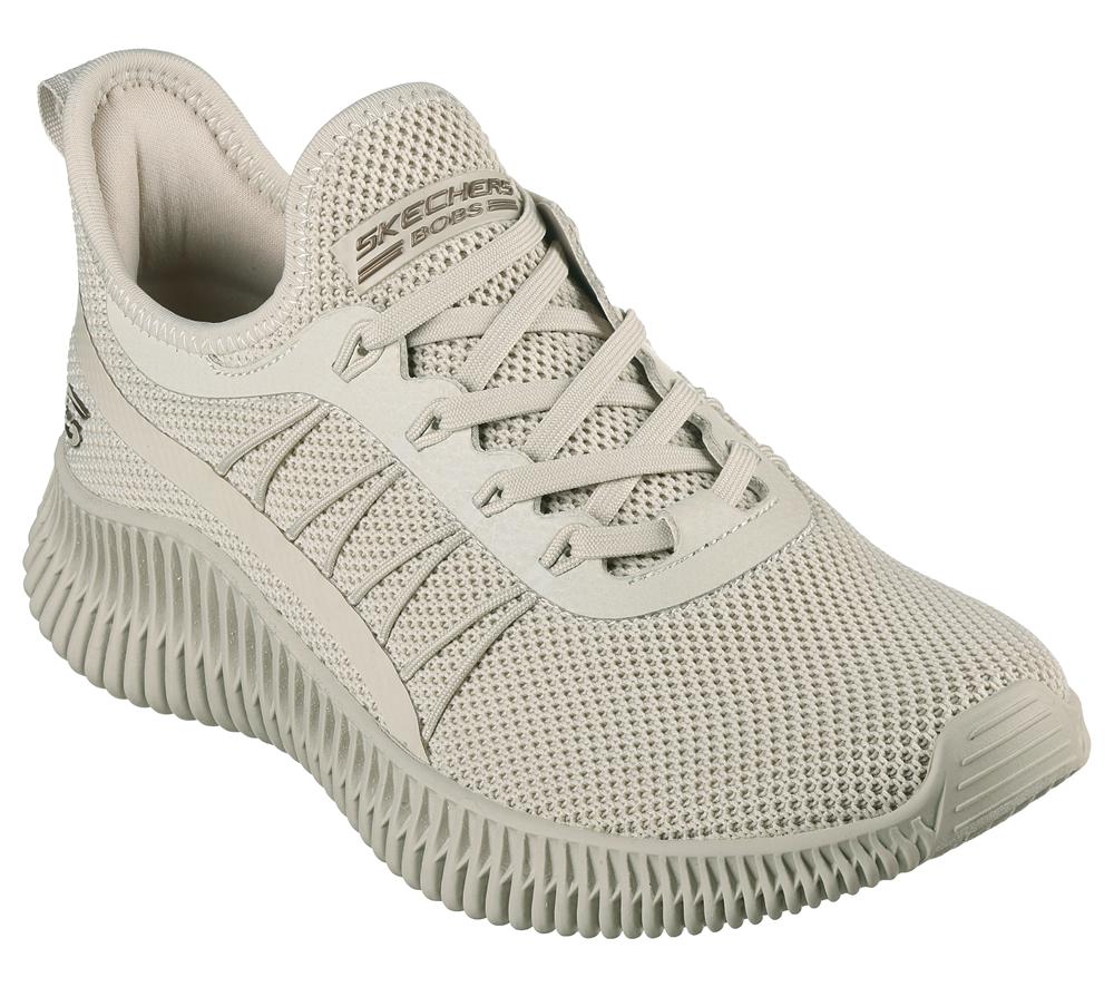Women Skechers BOBS Sport Geo - New Aesthetics Slip On Shoes Taupe Brown  USA |  7142-CTYIR