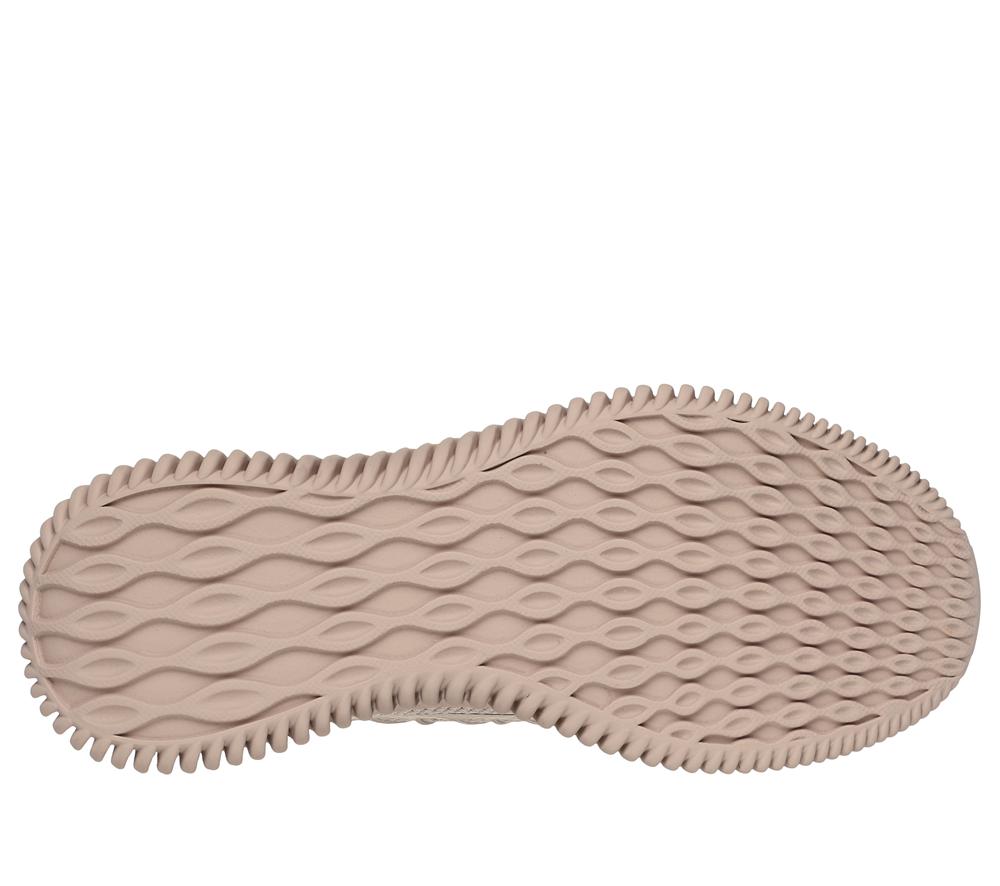 Women Skechers BOBS Sport Geo - New Aesthetics Slip On Shoes Tan Grey  USA |  9871-TIQUC