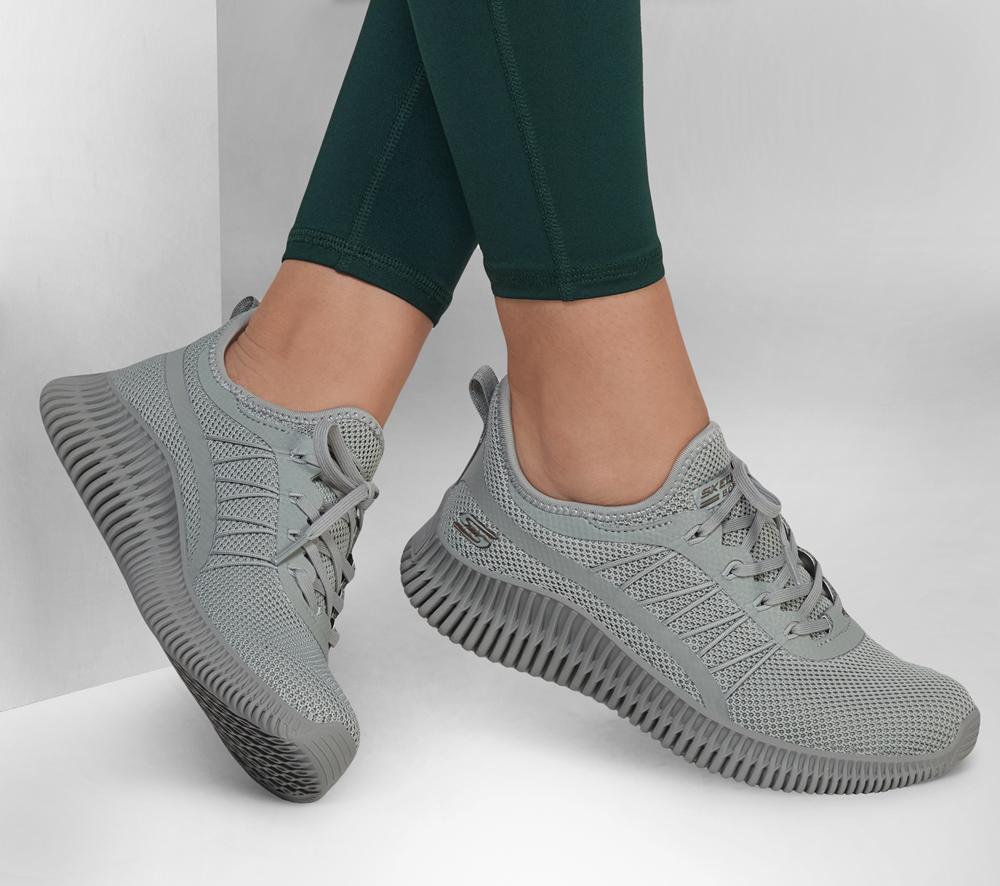 Women Skechers BOBS Sport Geo - New Aesthetics Slip On Shoes Sage Turquoise  USA |  7314-HCLFW