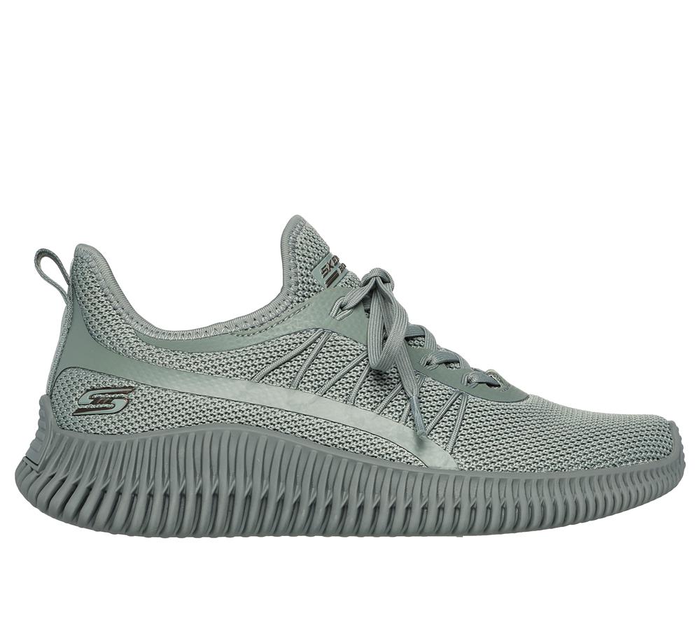 Women Skechers BOBS Sport Geo - New Aesthetics Slip On Shoes Sage Turquoise  USA |  7314-HCLFW
