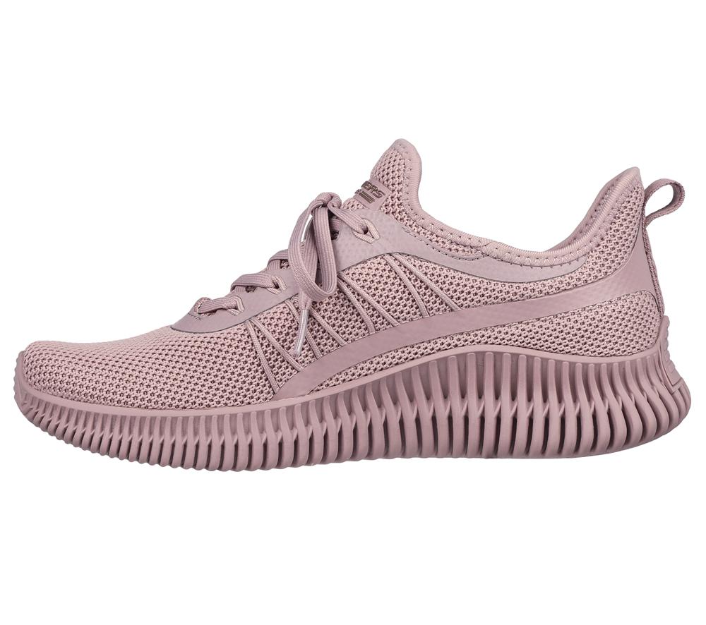 Women Skechers BOBS Sport Geo - New Aesthetics Slip On Shoes Rose  USA |  1685-KLOQI
