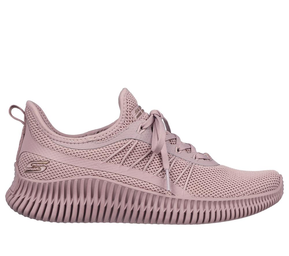 Women Skechers BOBS Sport Geo - New Aesthetics Slip On Shoes Rose  USA |  1685-KLOQI