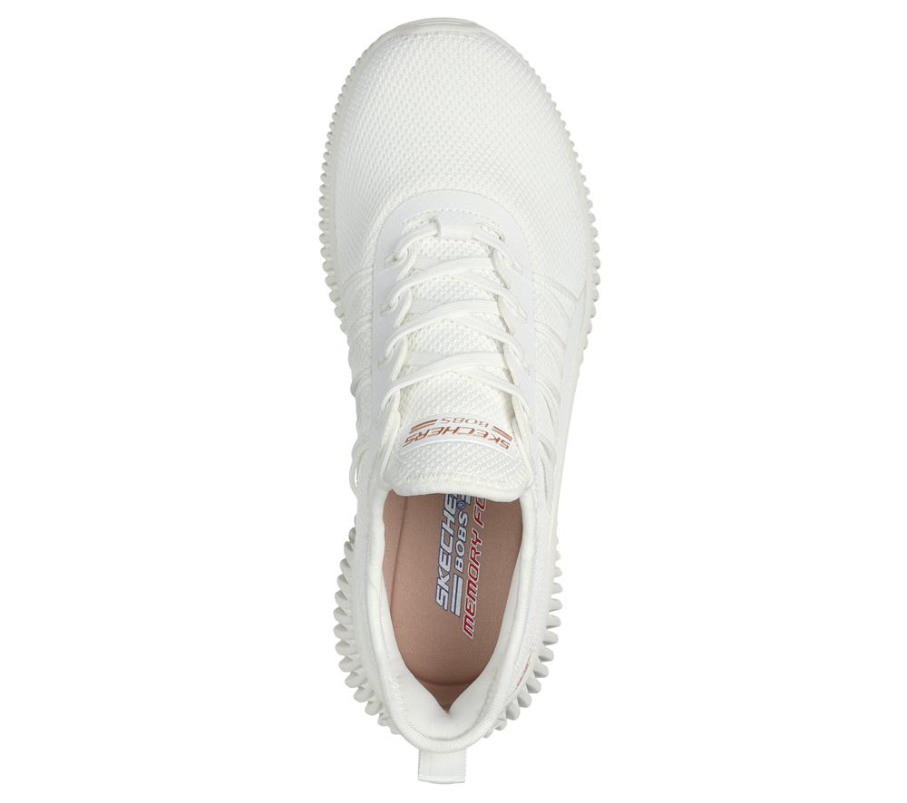Women Skechers BOBS Sport Geo - New Aesthetics Slip On Shoes Off White  USA |  1685-GKLER