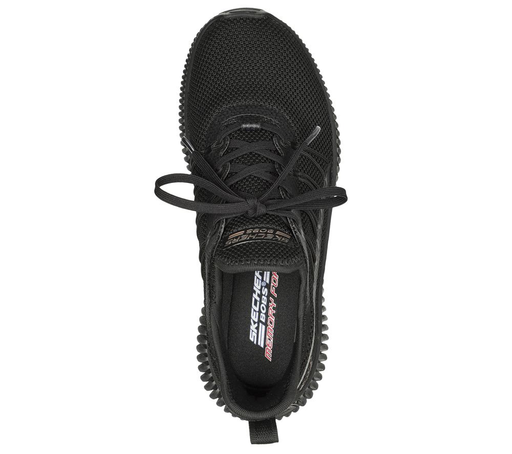 Women Skechers BOBS Sport Geo - New Aesthetics Slip On Shoes Black  USA |  2503-RZGDE