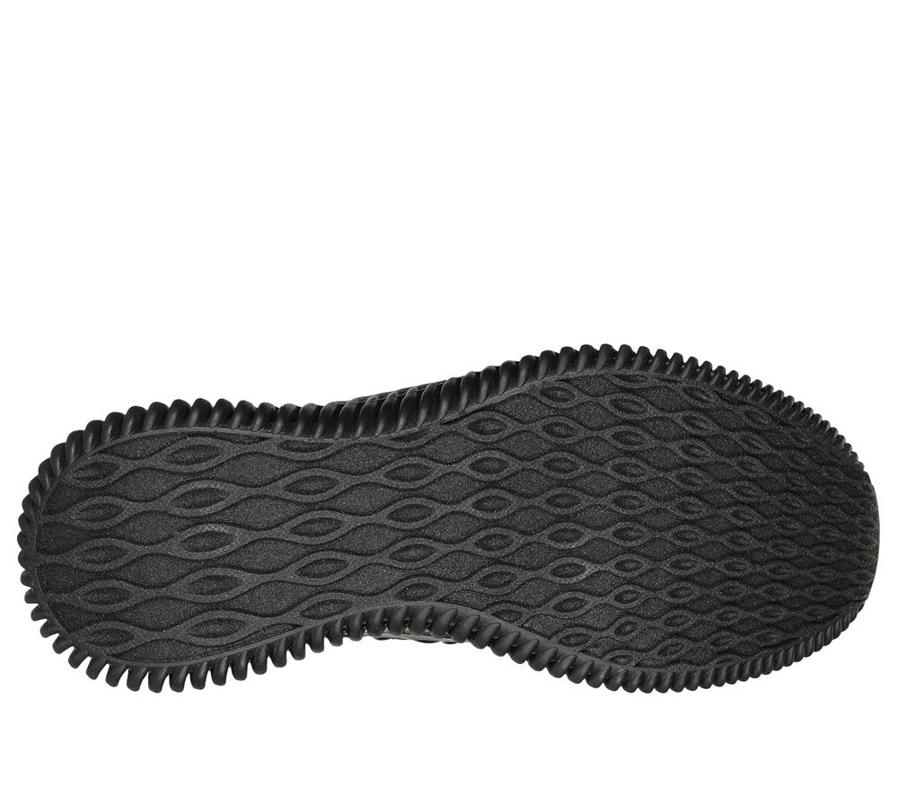 Women Skechers BOBS Sport Geo - New Aesthetics Slip On Shoes Black  USA |  2503-RZGDE