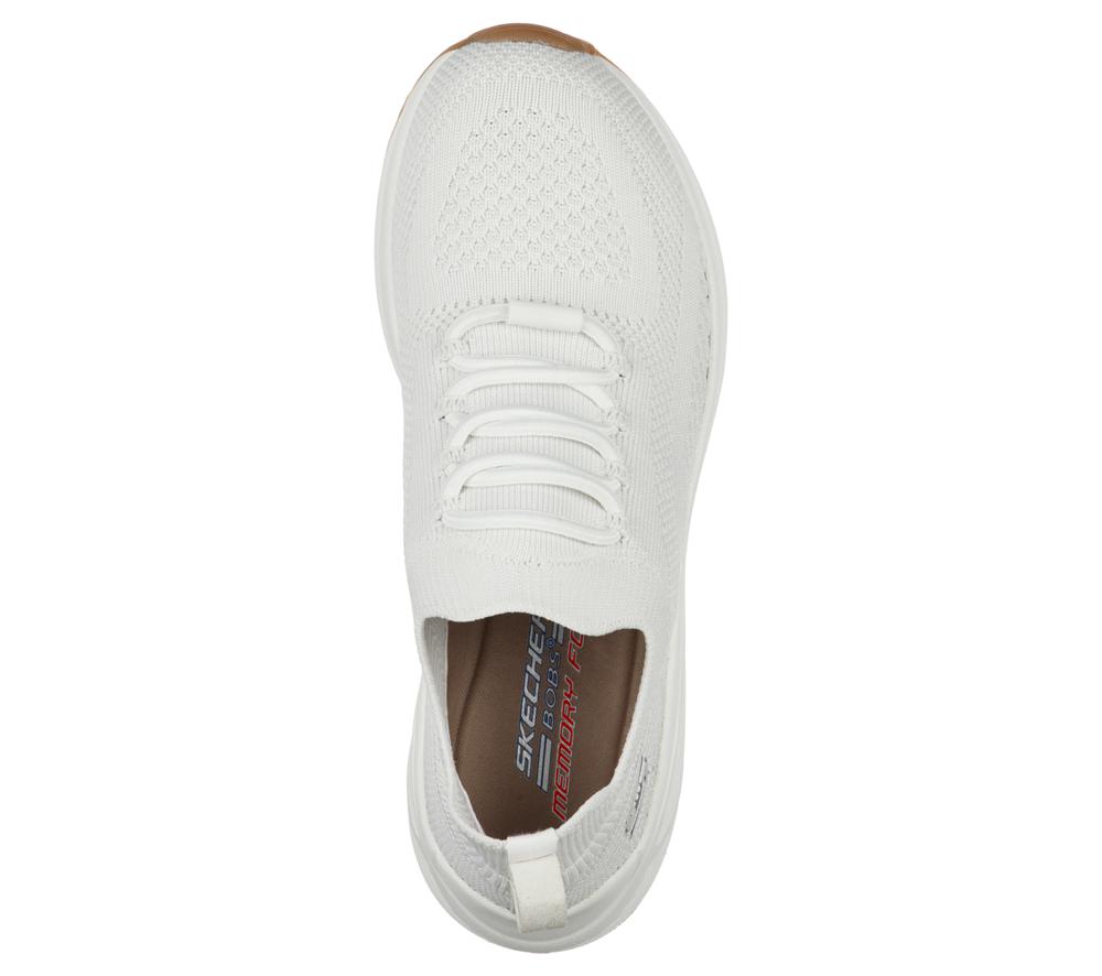 Women Skechers BOBS Sport Sparrow 2.0 - Allegiance Crew Slip On Shoes Off White  USA |  0841-CLUJD