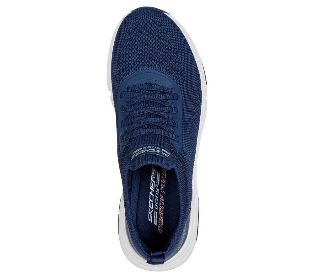 Women Skechers BOBS Sport Sparrow Flex - Instant Clout Slip On Shoes Navy  USA |  9384-SYONW