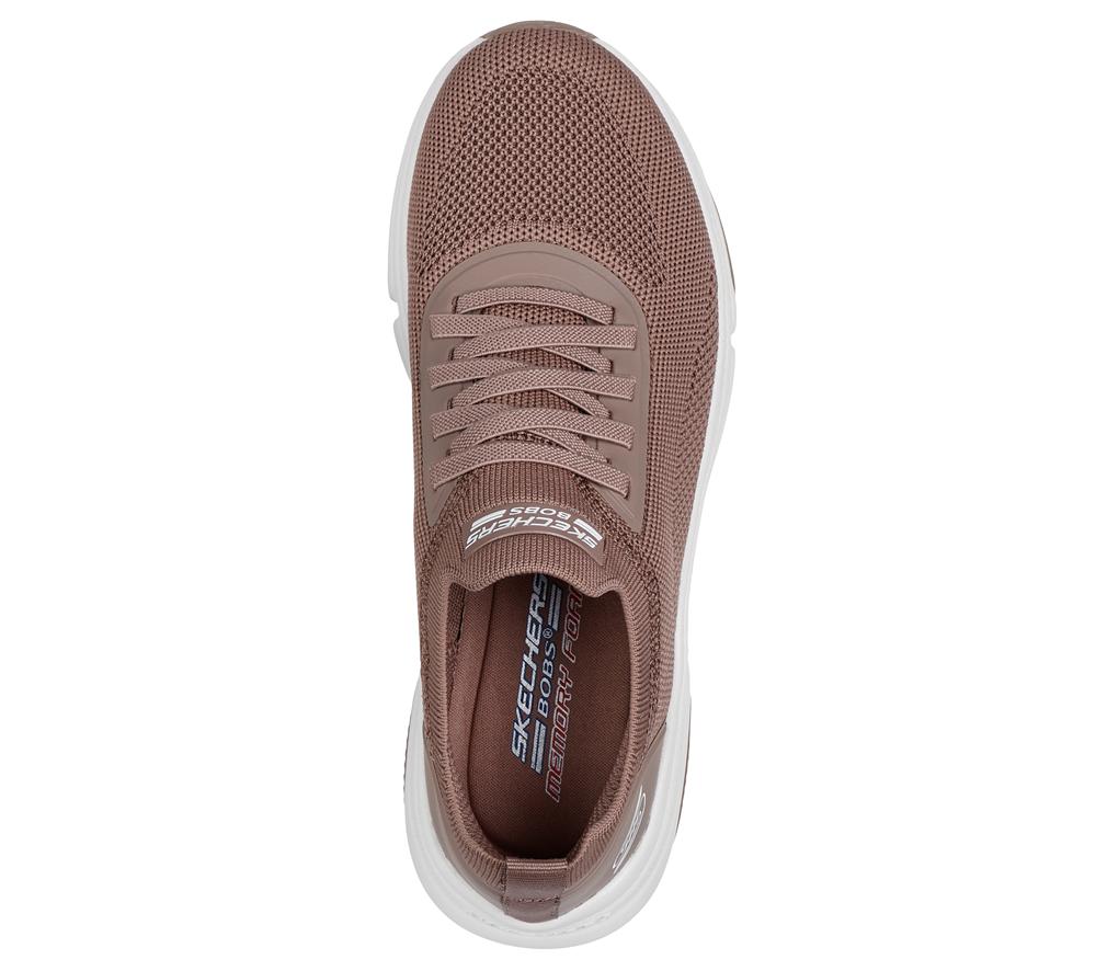Women Skechers BOBS Sport Sparrow Flex - Instant Clout Slip On Shoes Clay Coral  USA |  4790-IGRQW