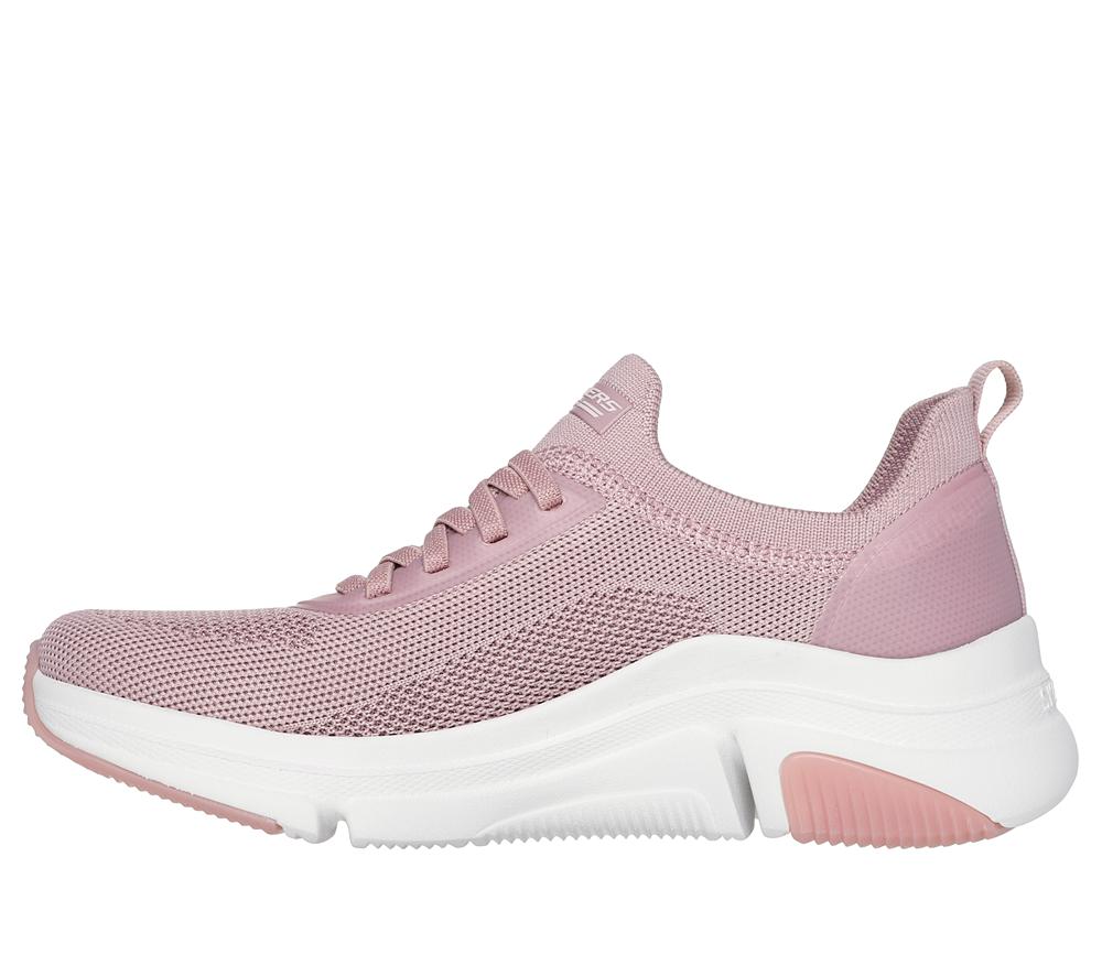 Women Skechers BOBS Sport Sparrow Flex - Instant Clout Slip On Shoes Blush Pink  USA |  3845-LHXZP
