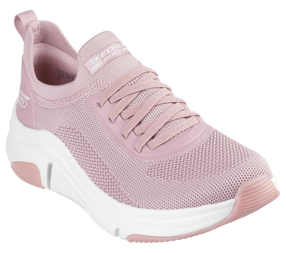 Women Skechers BOBS Sport Sparrow Flex - Instant Clout Slip On Shoes Blush Pink  USA |  3845-LHXZP