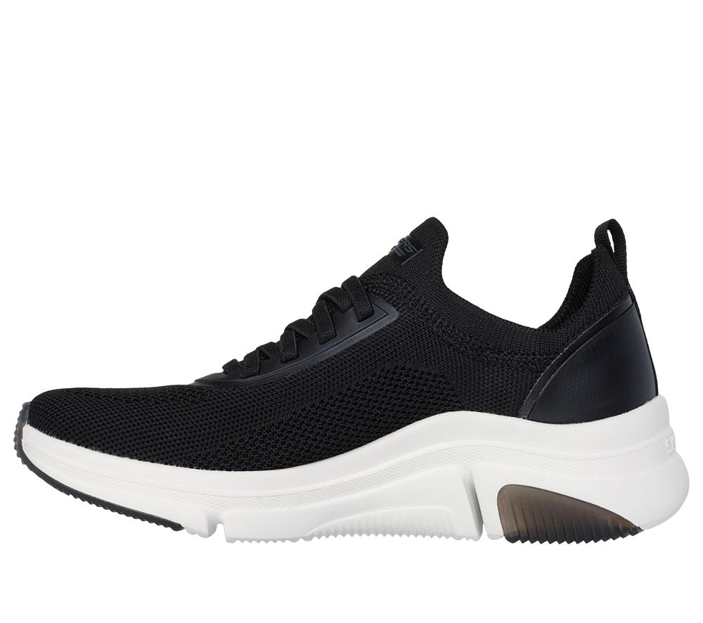 Women Skechers BOBS Sport Sparrow Flex - Instant Clout Slip On Shoes Black  USA |  6274-TZJWQ