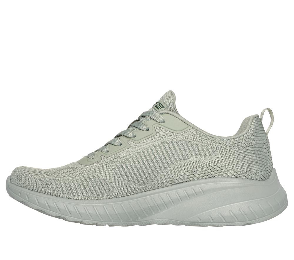 Women Skechers BOBS Sport Squad Chaos - Face Off Lace Up Shoes Sage Turquoise  USA |  7924-QRTHX