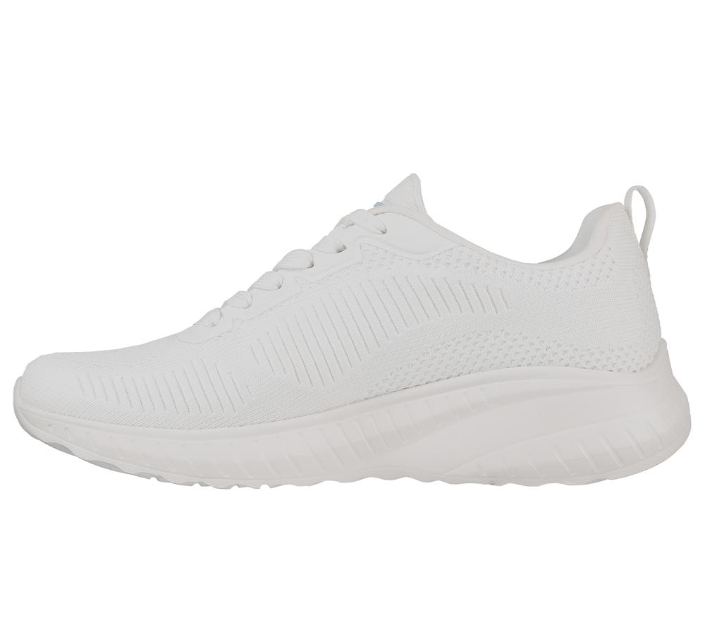 Women Skechers BOBS Sport Squad Chaos - Face Off Lace Up Shoes Off White  USA |  0673-CDGZH