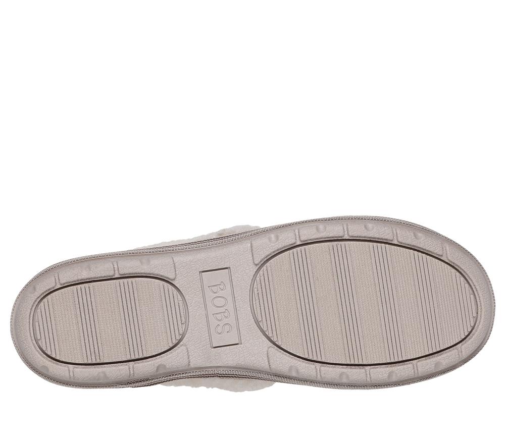 Women Skechers BOBS Too Cozy - Puppy Pal Slip On Shoes Off White  USA |  9861-VAJGR