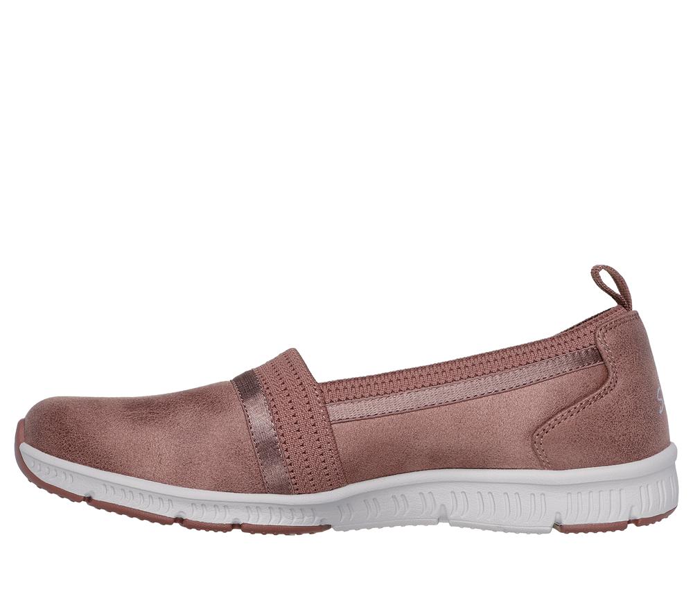 Women Skechers Be-Cool - Classy Step Slip On Shoes Mauve Purple  USA |  9076-LDZCJ