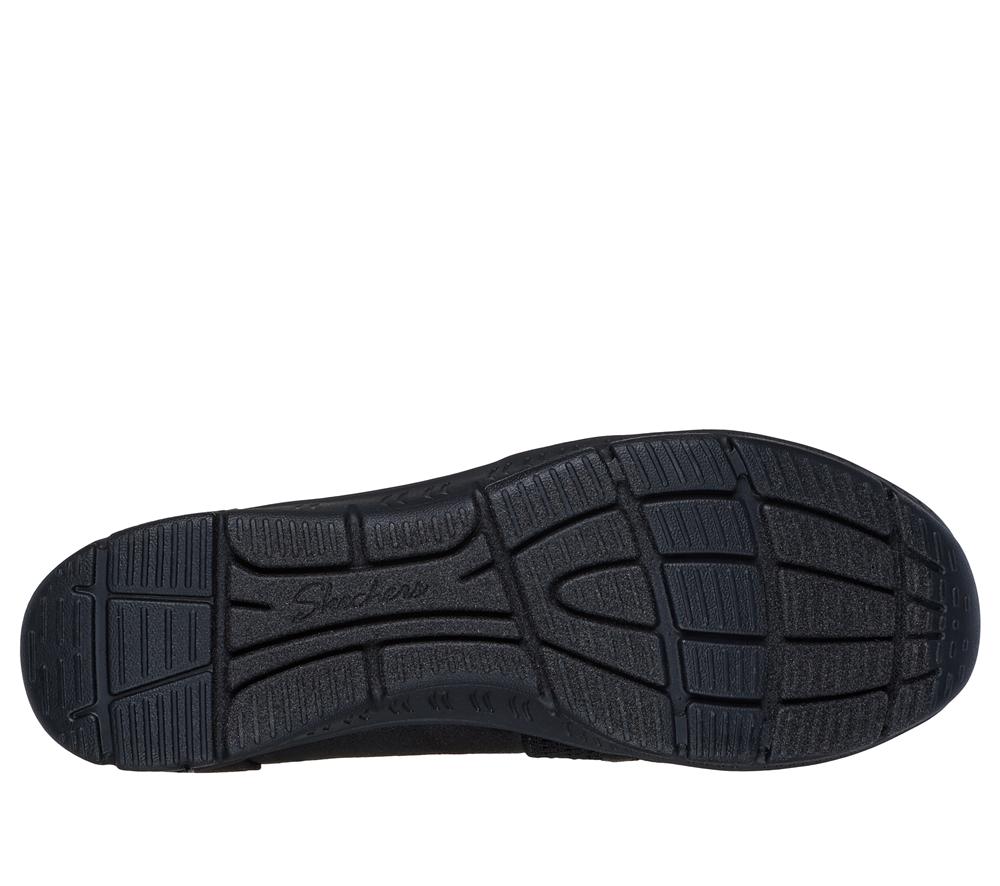 Women Skechers Be-Cool - Classy Step Slip On Shoes Black  USA |  1830-ILQRX
