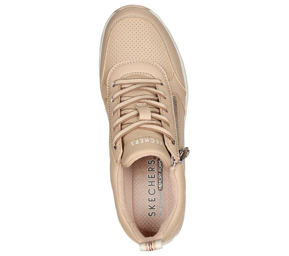 Women Skechers Billion 2 - Side Lines Wedges Natural White  USA |  0834-KSOTB