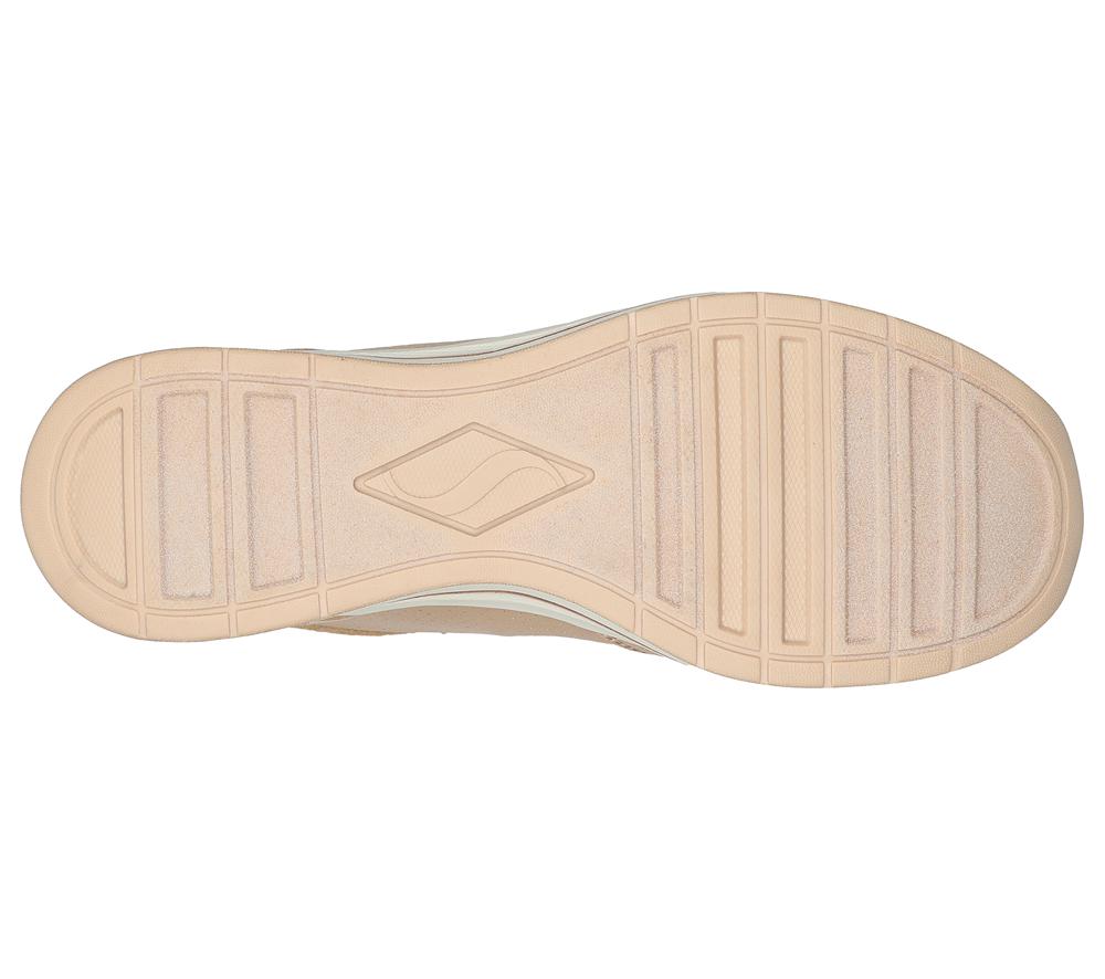 Women Skechers Billion 2 - Side Lines Wedges Natural White  USA |  0834-KSOTB
