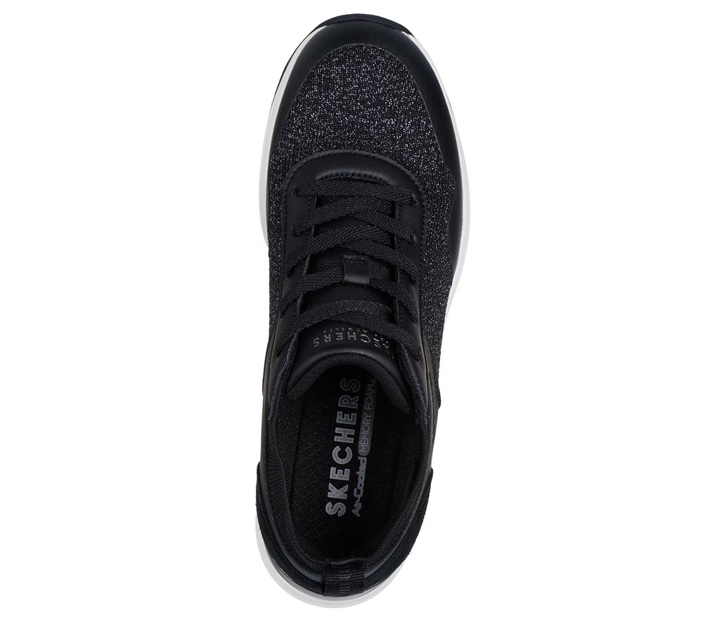 Women Skechers Billion 2 - Winning Streak Wedges Black  USA |  3684-OHURW