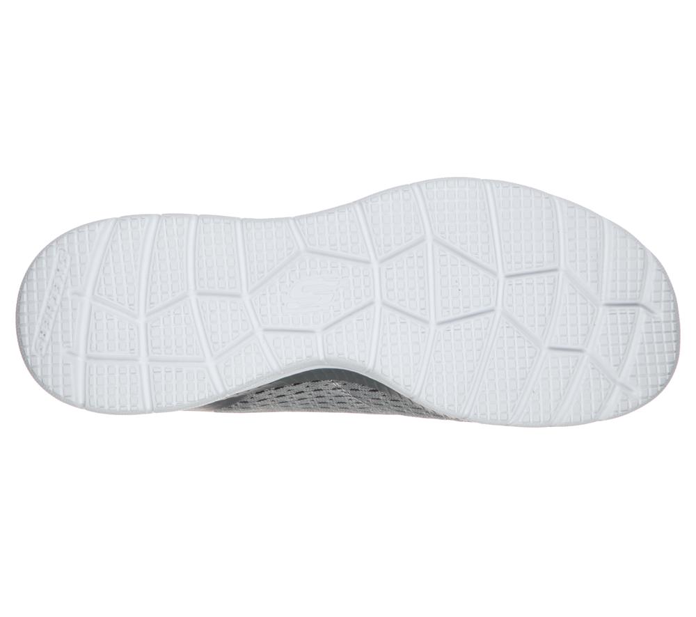 Women Skechers Bountiful - Quick Path Sneakers Grey / Coral  USA |  7694-UZCPK