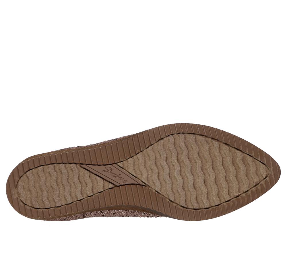 Women Skechers Cleo Sawdust - Twinkle Slip On Shoes Mocha Brown  USA |  6947-OMVYA