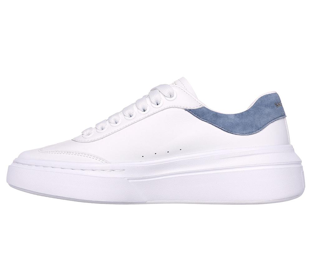 Women Skechers Cordova Classic Sneakers White / Blue  USA |  1269-RPBQS