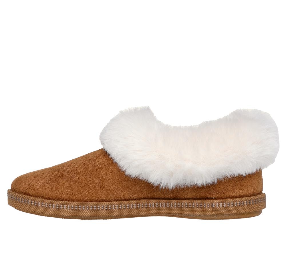 Women Skechers Cozy Campfire - Winter Nights Slip On Shoes Chestnut Brown  USA |  6942-VUMRE