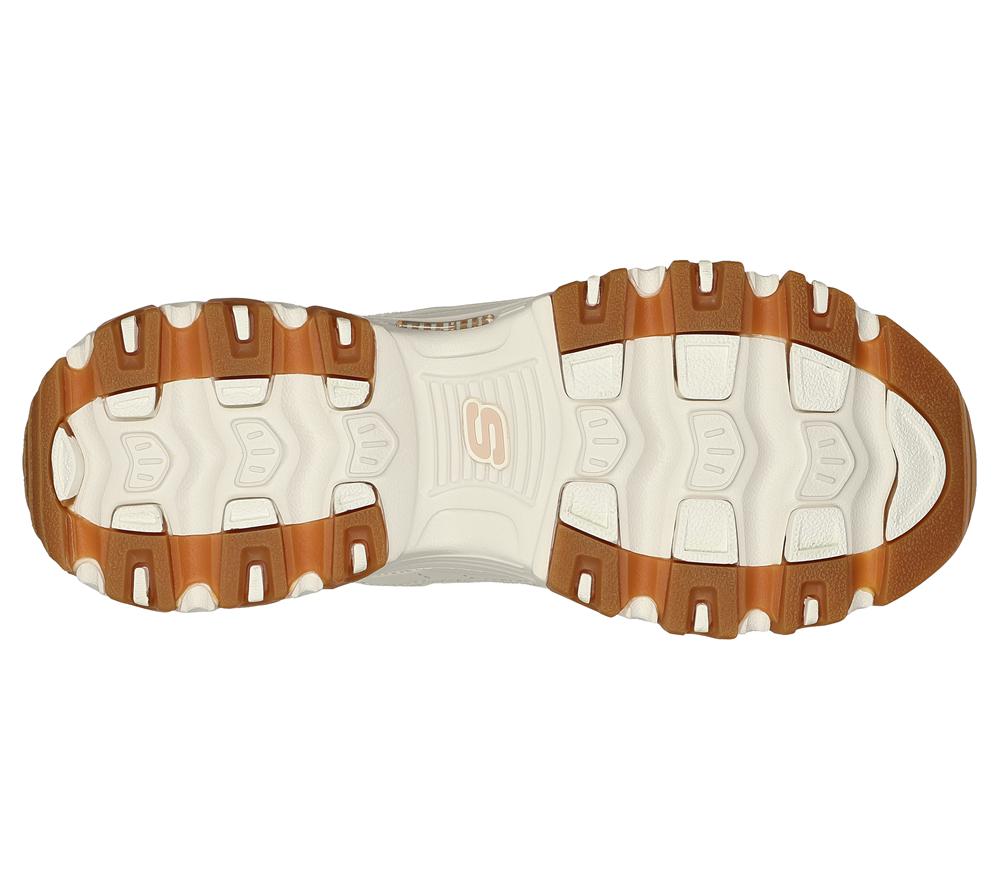 Women Skechers D'Lites - Good Neutral Sneakers Off White  USA |  3286-PRTLY