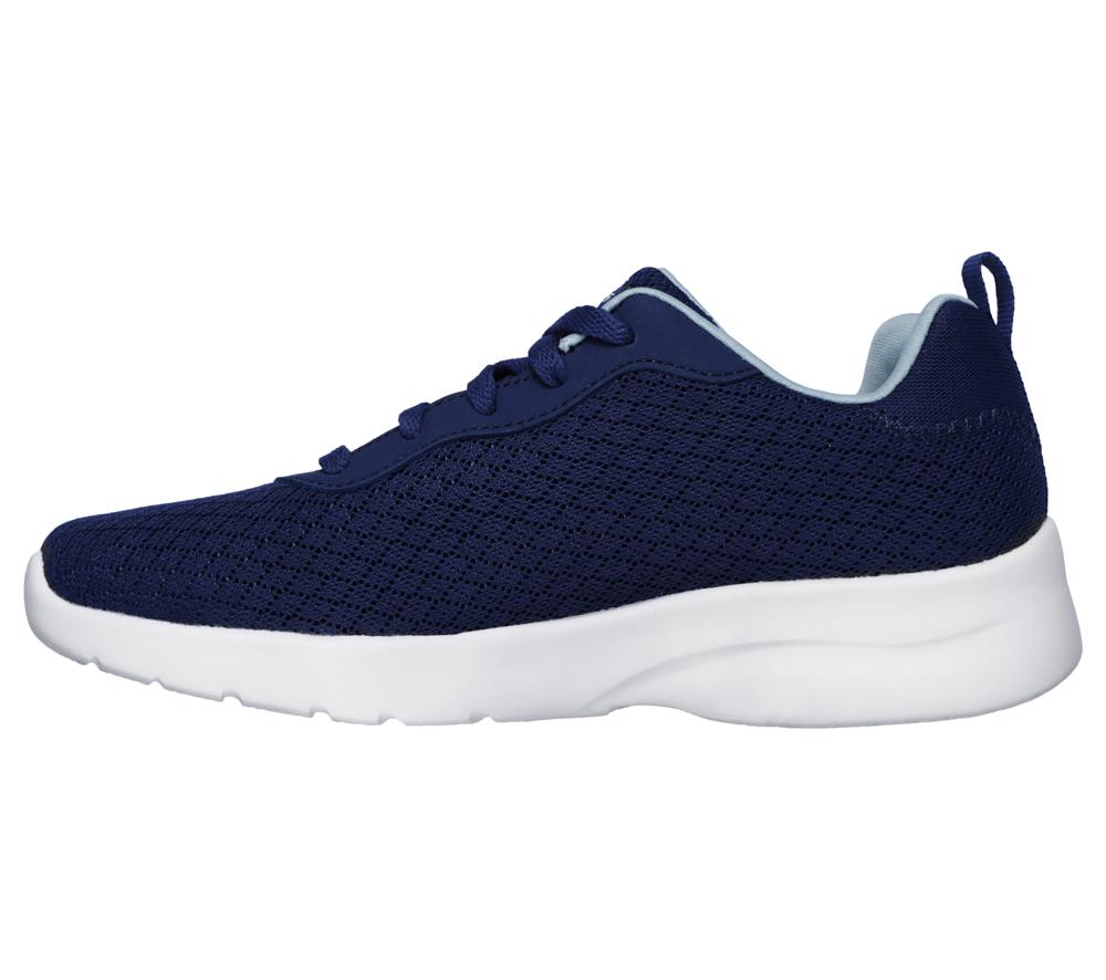 Women Skechers Dynamight 2.0 - Eye to Eye Lace Up Shoes Navy / Light Blue  USA |  4683-IRDBH