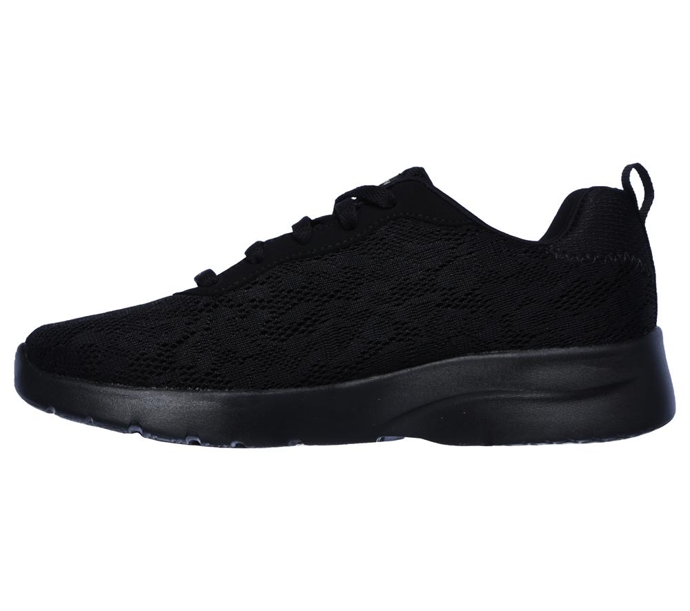Women Skechers Dynamight 2.0 - Homespun Sneakers Black  USA |  4291-XYCZI