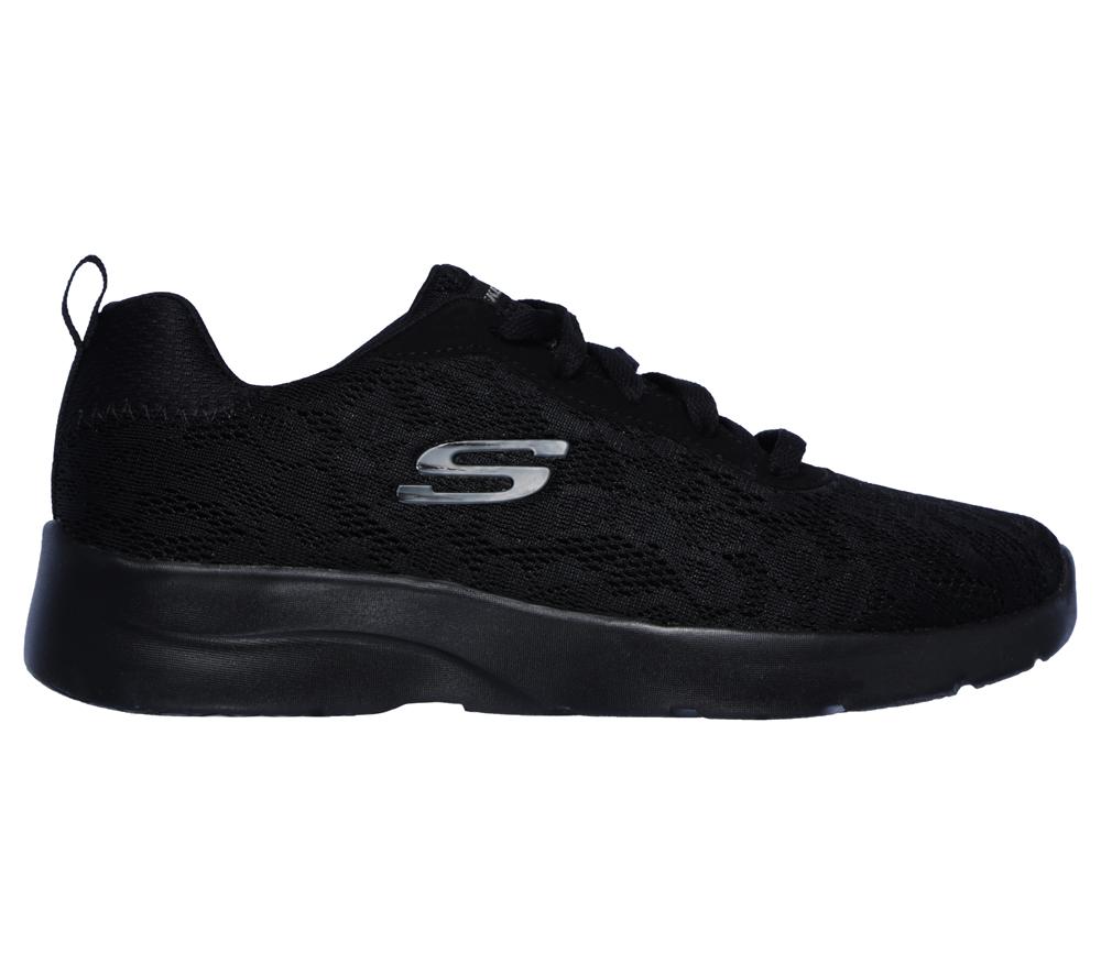 Women Skechers Dynamight 2.0 - Homespun Sneakers Black  USA |  4291-XYCZI