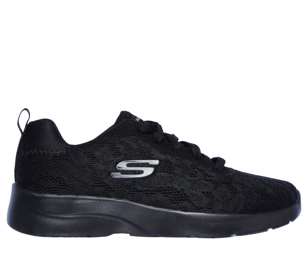 Women Skechers Dynamight 2.0 - Homespun Sneakers Black  USA |  4291-XYCZI