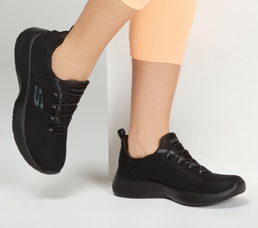 Women Skechers Dynamight Sneakers Black  USA |  5142-RDWVH