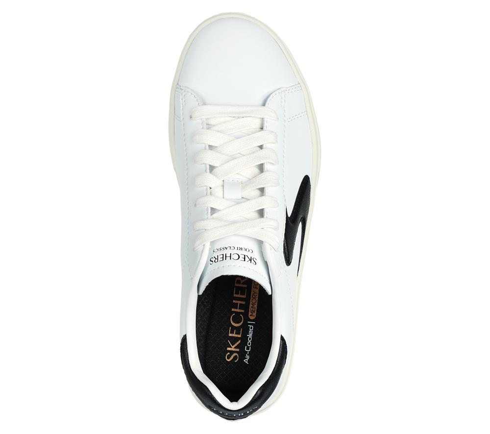 Women Skechers Eden LX - Beaming Glory Sneakers White / Black  USA |  6348-GACOP