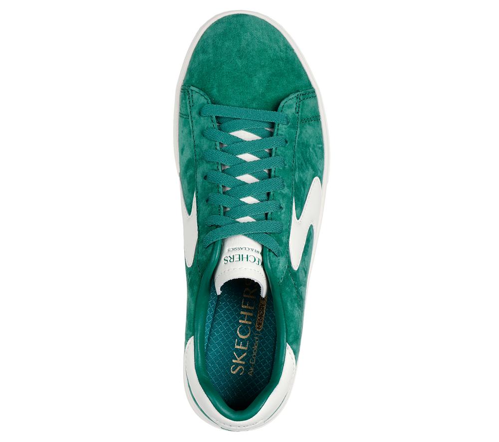 Women Skechers Eden LX - Rich Tones Lace Up Shoes Green  USA |  7423-TDJXH