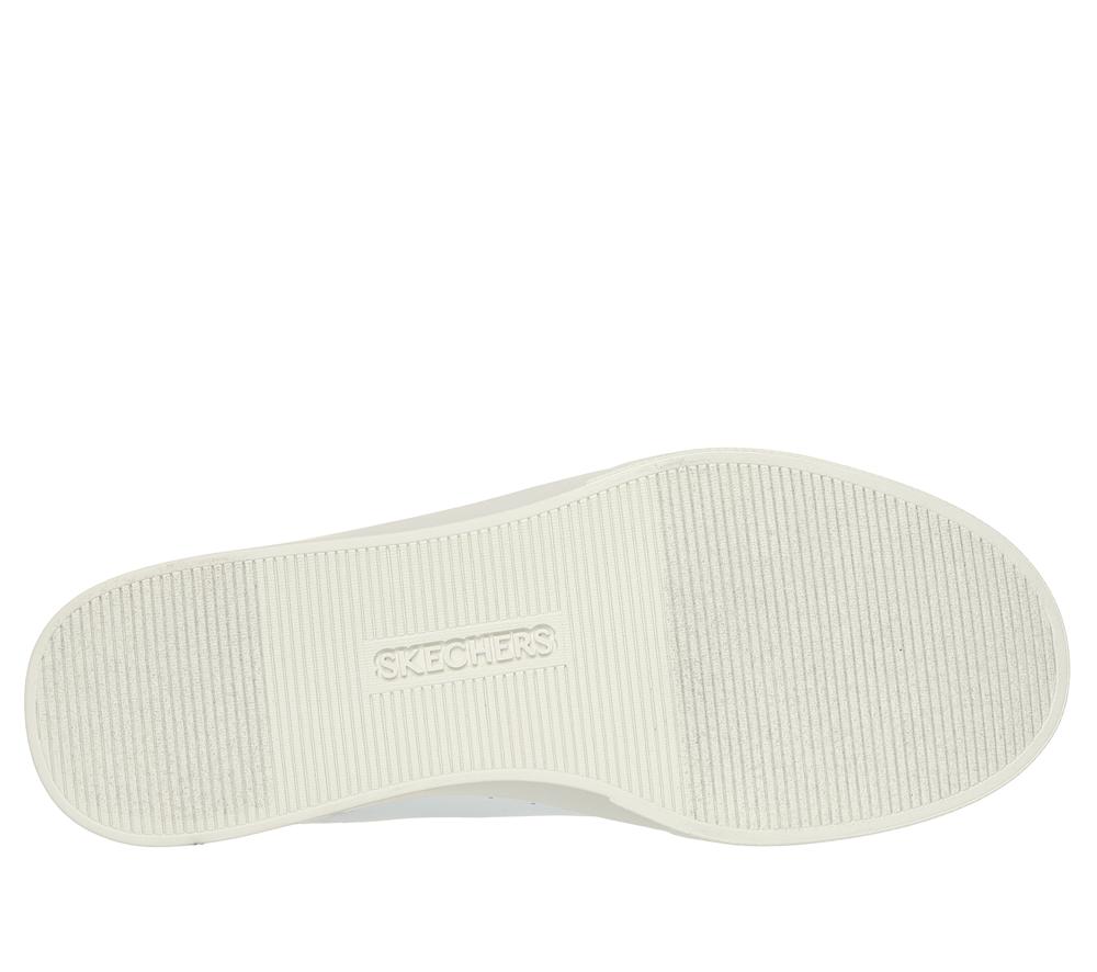 Women Skechers Eden LX - Top Grade Lace Up Shoes White / Navy  USA |  7521-GMPDK