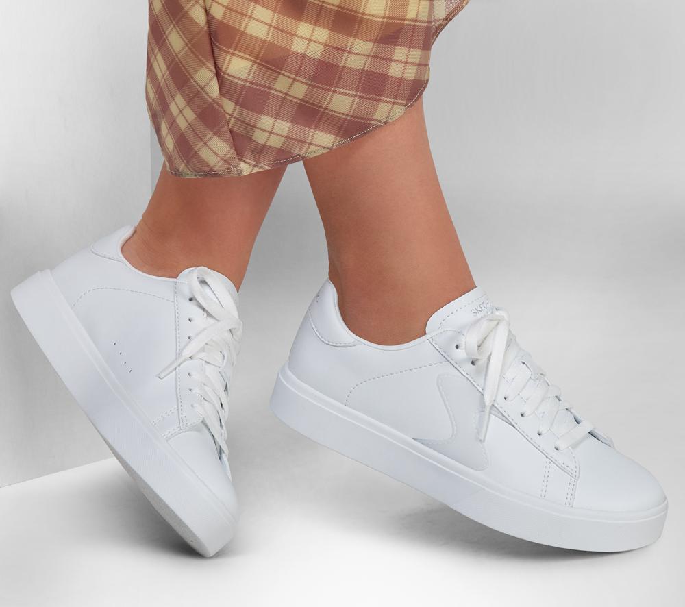 Women Skechers Eden LX - Top Grade Lace Up Shoes White  USA |  6218-UYOBC